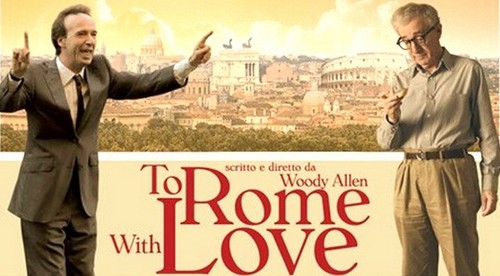 To Rome with Love, poster italiano del film di Woody Allen