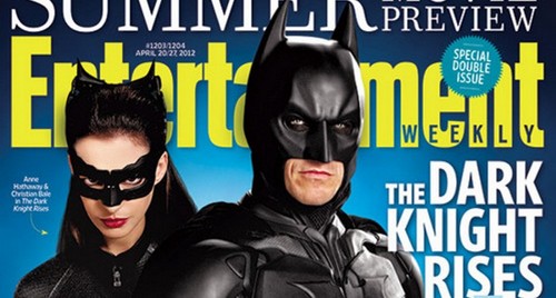 Il cavaliere oscuro: Il ritorno, la copertina di Entertainment Weekly 