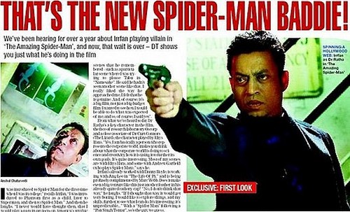 The Amazing Spider-Man, prima immagine di Irrfan Khan