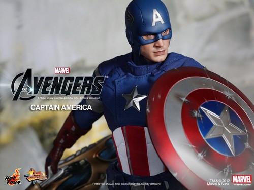The Avengers, Captain America; l'action figure di Chris Evans