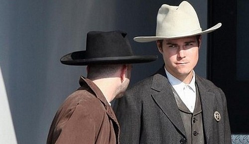 The Lone Ranger, foto dal set con Armie Hammer