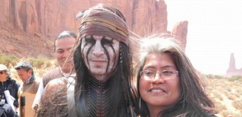 The Lone Ranger, foto dal set con Johnny Depp