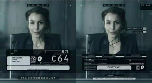 Prometheus: concept art, immagini e un video virale con Noomi Rapace