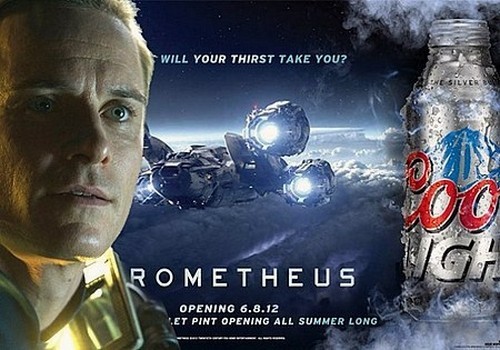 Prometheus, nuovo spot tv e immagini della campagna pubblicitaria Coors Light