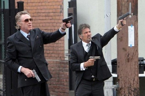 Stand Up Guys, prime foto dal set con Al Pacino e Christopher Walken