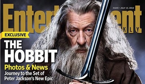 Lo Hobbit, la copertina EW con Ian McKellen e Martin Freeman