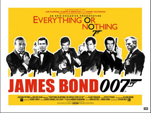 007 - Everything or Nothing, due poster e prima clip del documentario sulla saga di James Bond