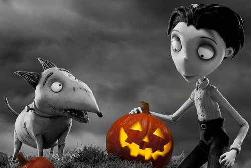 Frankenweenie, cartolina d'auguri e costumi di Halloween