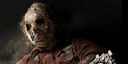 Non aprite quella porta 3D, motion poster con Leatherface