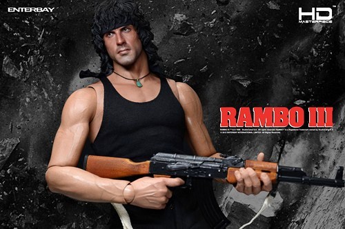 Sylvester Stallone, la nuova action figure di Rambo 3