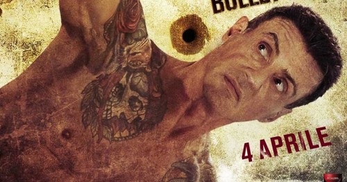 Jimmy Bobo - Bullet to the Head: poster italiano con Sylvester Stallone