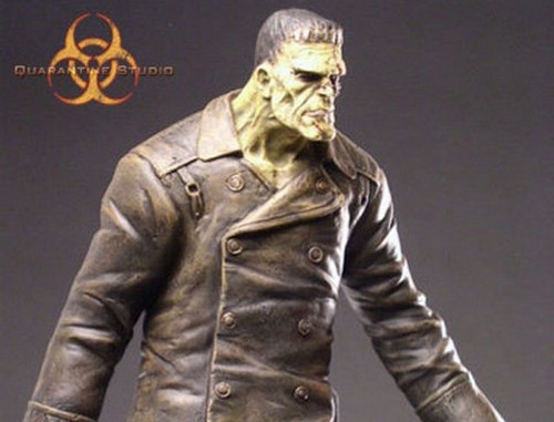 Frankenstein, nuova statua della creatura