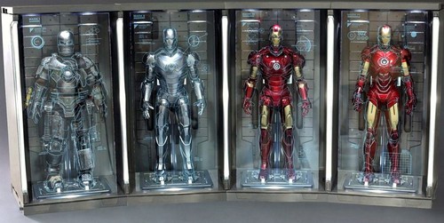 Iron Man 2, replica in scala della sala delle armature