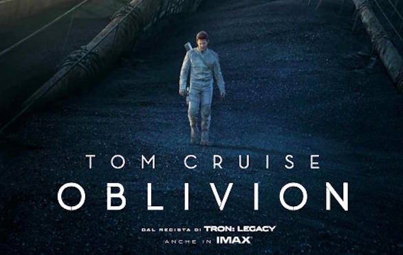 Oblivion al cinema da giovedì 11 aprile: il nuovo manifesto in italiano