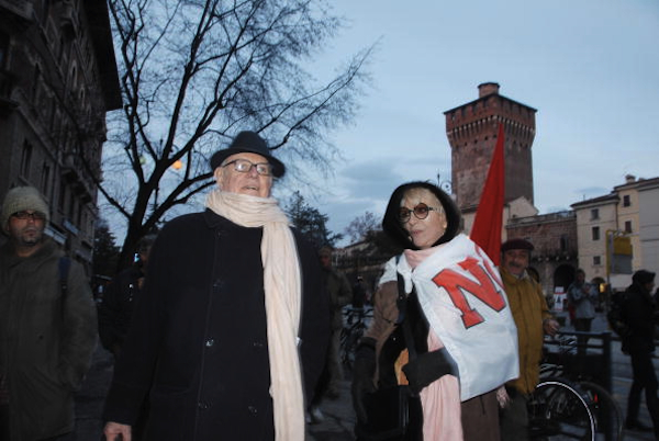 Nobel Prize Dario F and his wife, actres