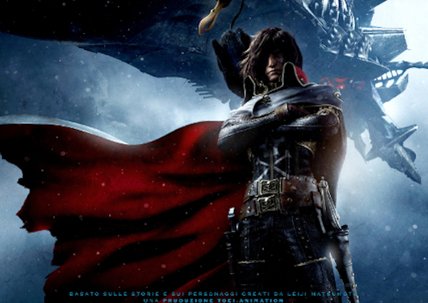 Capitan Harlock al cinema dall'1 gennaio: nuova clip dal film