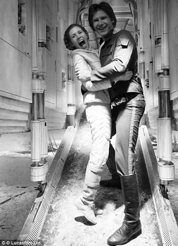 harrison ford carrie fisher star wars