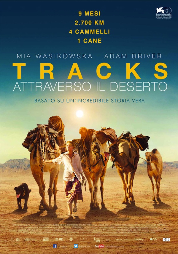 "TRACKS": dal 24 aprile al cinema