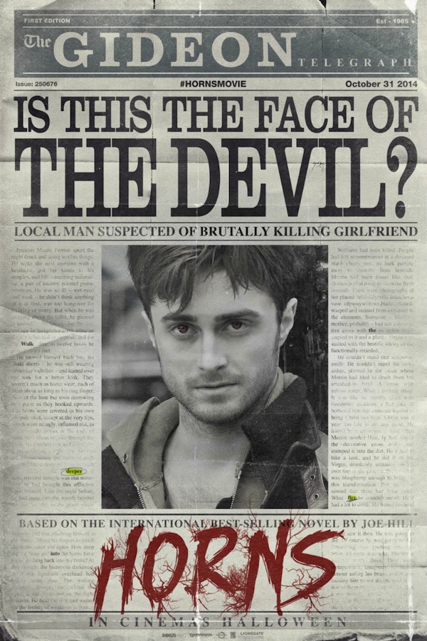 Horns: il teaser trailer del film con Daniel Radcliffe