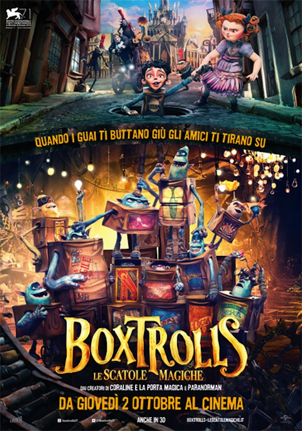 Boxtrolls: il trailer del film d'animazione da ottobre al cinema