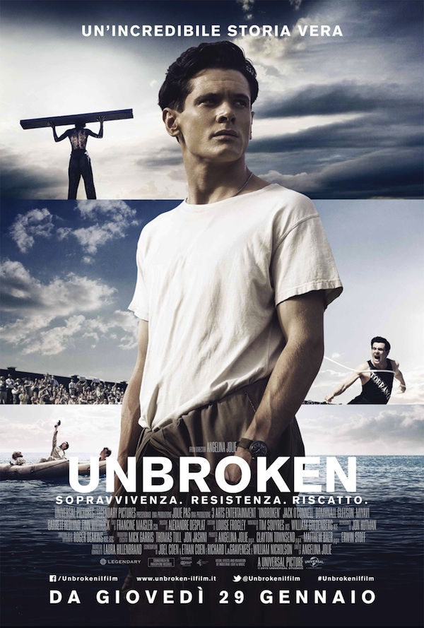 Unbroken: il trailer italiano del film di Angelina Jolie