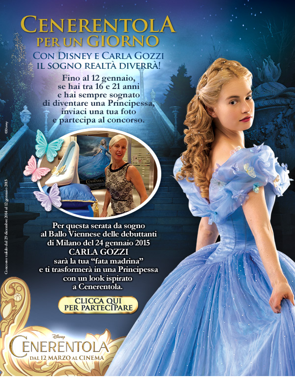 Cenerentola per un giorno, il concorso Disney