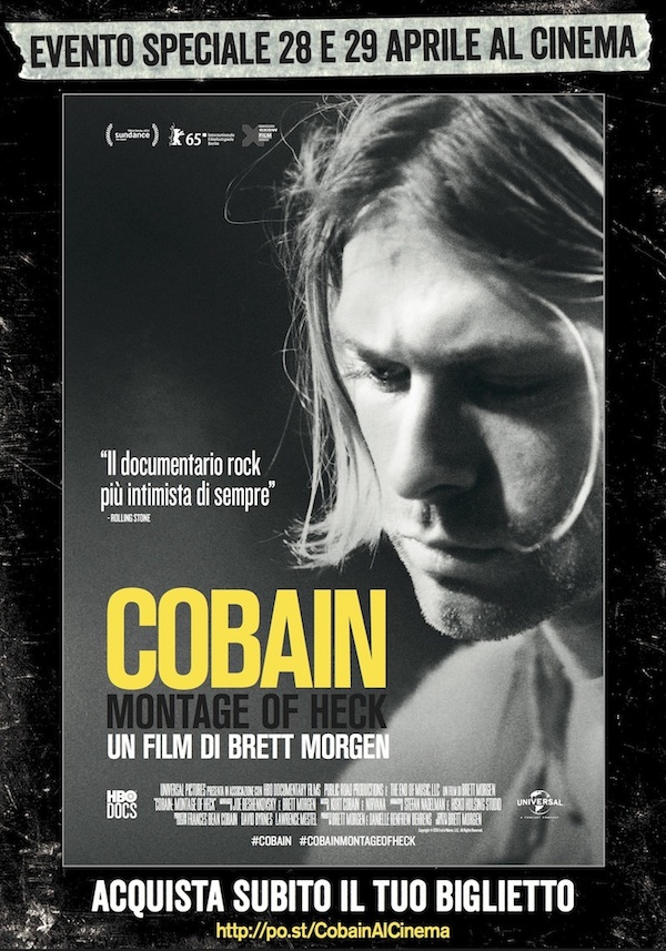 COBAIN: MONTAGE OF HECK, un brano inedito dal film sul leader dei Nirvana