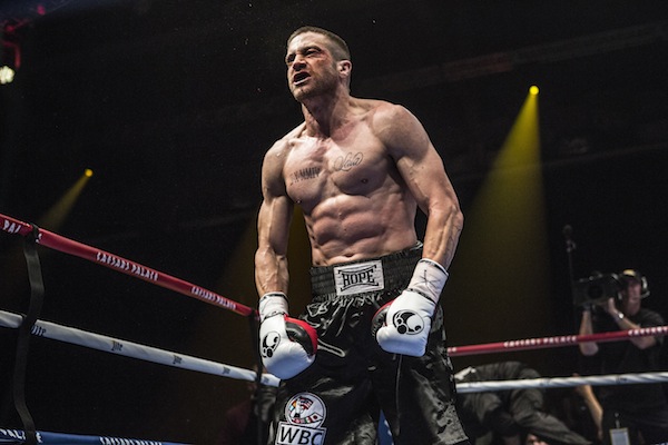 JAKE GYLLENHAAL stars in SOUTHPAW. Photo: Scott Garfield © 2014 The Weinstein Company.  All Rights Reserved.