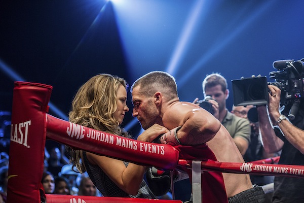 (L-R) AMY MCADAMS and JAKE GYLLENHAAL star in SOUTHPAW