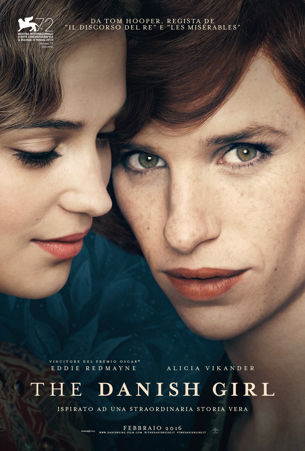 The Danish Girl con Eddie Redmayne, al cinema da febbraio 2016