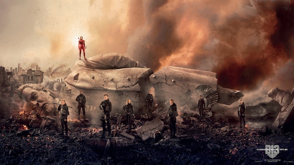 Hunger Games: Il Canto della Rivolta - Parte 2: il banner del film