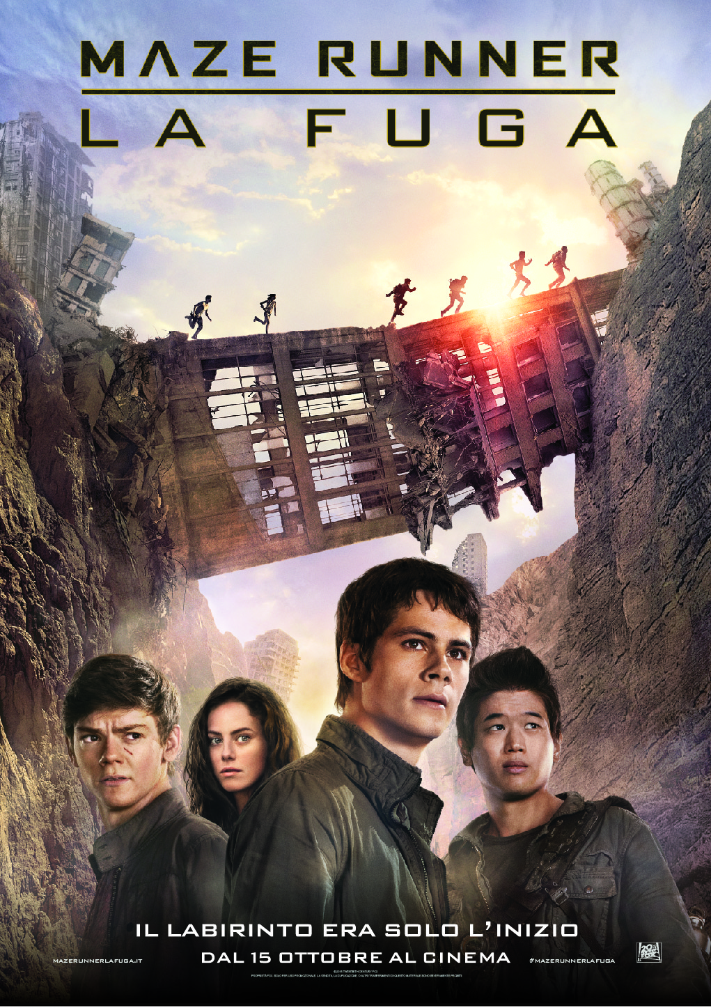 Maze Runner – La Fuga: i character poster del film