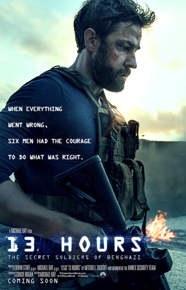 13 Hours: the secret soldiers of Benghazi di Michael Bay: teaser poster internazionali