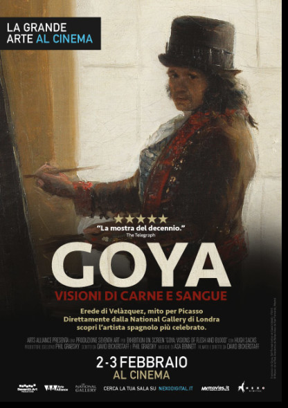 Francisco Goya arriva al cinema, ma solo per due giorni