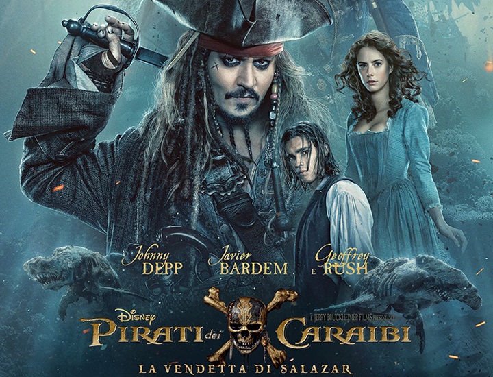 Pirati Dei Caraibi: La Vendetta di Salazar, il trailer e il poster italiano