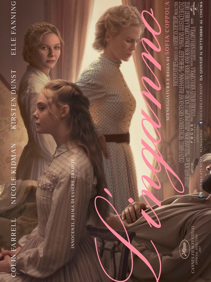 L'Inganno, il poster ufficiale italiano del nuovo film di Sofia Coppola