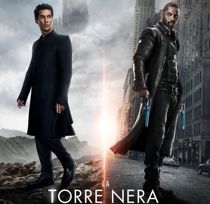 La Torre Nera, il nuovo manifesto italiano ufficiale con Idris Elba e Matthew Mcconaughey