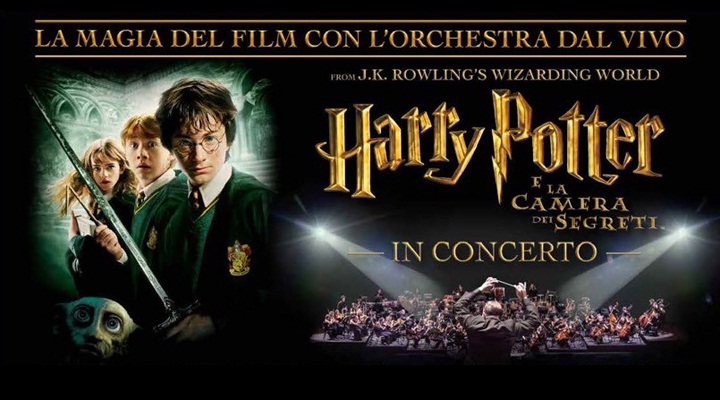 Harry Potter e La Camera dei Segreti in Concerto arriva a dicembre a Roma e Milano