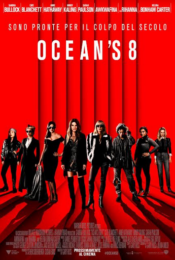 Ocean's 8, poster ufficiale in italiano