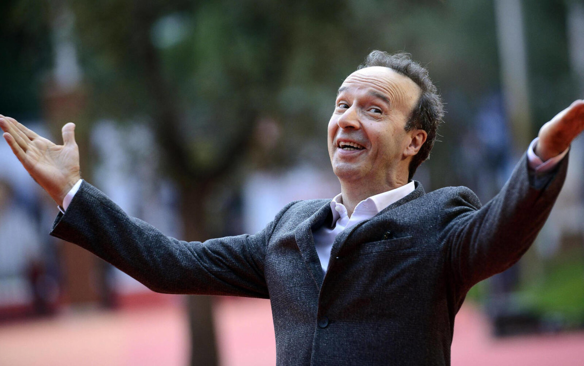 Roberto Benigni premiato con il Leone d'oro a Venezia